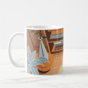 Abstrakt varmt mysiga Boho stil Kaffemugg