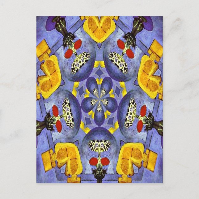 Abstrakt Vas Vykort (Framsida)