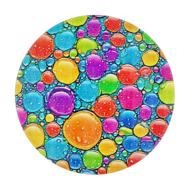 Abstrakt vätskedroppar (Framsidan)