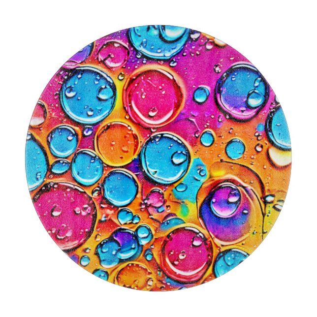 Abstrakt Vatten tappar konst (Framsidan)