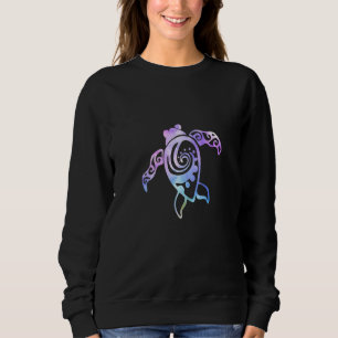 Abstrakt Vattenfärg Havssköldpadda Älskare T Shirt