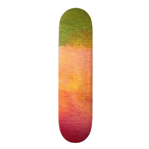 Abstrakt vattenfärg målad bakgrund skateboard bräda 21,5 cm