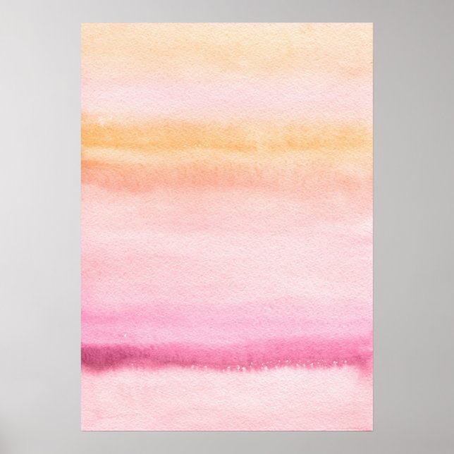 Abstrakt vattenfärgad handmålad bakgrund 4 poster (Framsidan)
