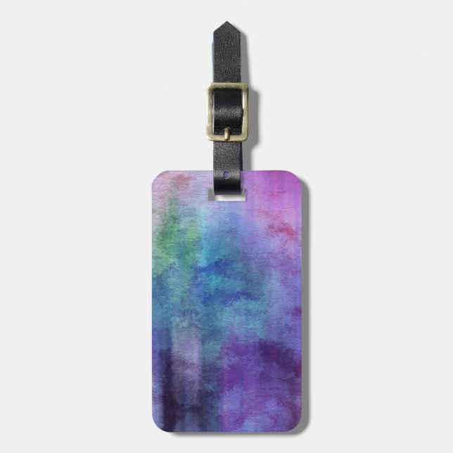 abstrakt vattenfärgbakgrund för konst på papper 2 bagagebricka (Vertikal Framsida)