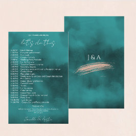 Abstrakt Vattenfärgsfärgtidslinje Bröllop