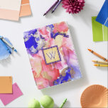Abstrakt VattenfärgsMonogram Bläck Art Rosa Lila iPad Skydd<br><div class="desc">Abstrakt Watercolor Monogram Bläck Art Rosa Lila. Trendig alkohol bläck ark i pulserande färg. Päron,  ,  lila,  etetiska och guld-metalliska egenskaper. Originalteckningen av alkohol bläck av Pauline Benjes.</div>