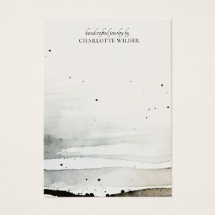 Abstrakt Vattentärsfärgning Avläsning av judiska V Visitkort