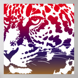 Abstrakt Vector - Leopard Poster