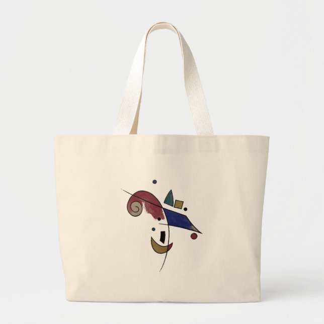 Abstrakt Venedig Bag Jumbo Tygkasse (Framsidan)