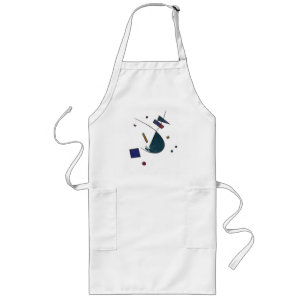 Abstrakt Verdi Apron Långt Förkläde