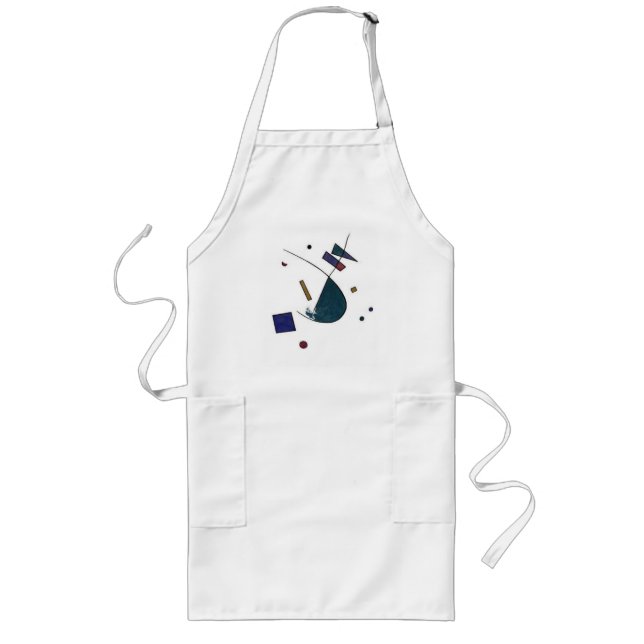 Abstrakt Verdi Apron Långt Förkläde (Framsidan)