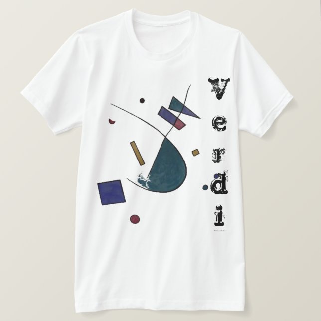 Abstrakt Verdi T-Shirt (Design framsida)