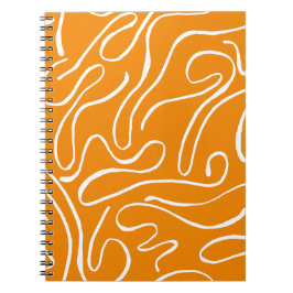 Abstrakt Vibes Mönster Anteckningsbok