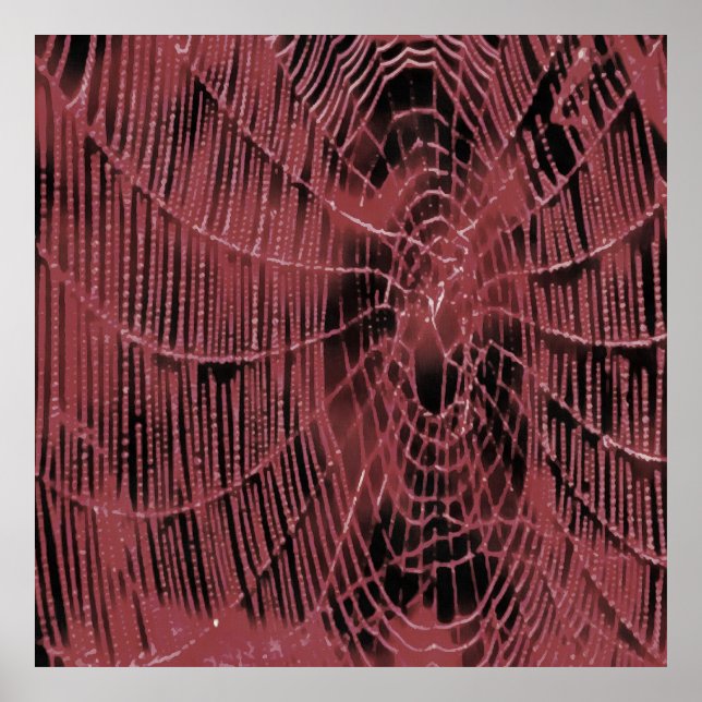 Abstrakt vid färgning av en Rosa för Magenta Poster (Framsidan)