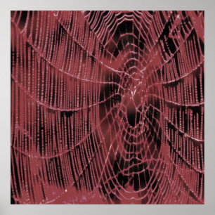 Abstrakt vid färgning av en Rosa för Magenta Poster