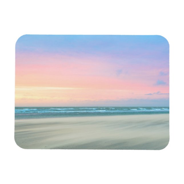 Abstrakt vid stranden i Haag Magnet (Horisontell)