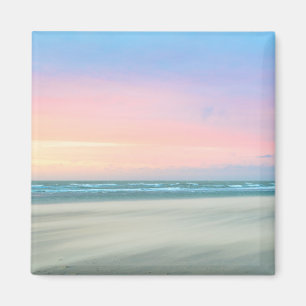 Abstrakt vid stranden i Haag Magnet