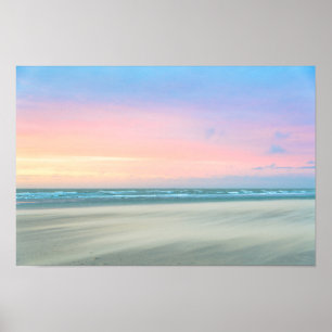 Abstrakt vid stranden i Haag Poster