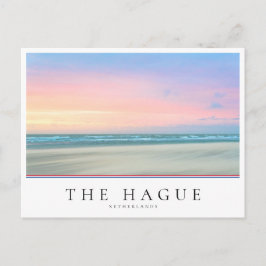 Abstrakt vid stranden i Haag Vykort