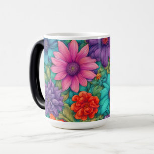 Abstrakt Vild Flowers #23 - Magisk Mugg