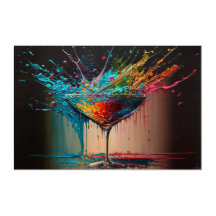 Abstrakt Vin och Cocktail SERIES