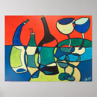 Abstrakt Vin Poster