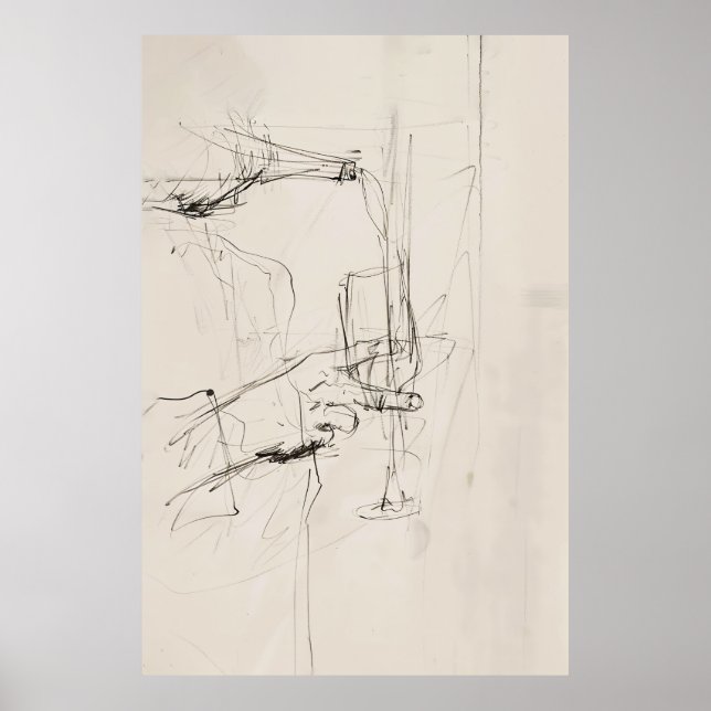 Abstrakt Vin - Skruvkonst - Poster (Framsidan)