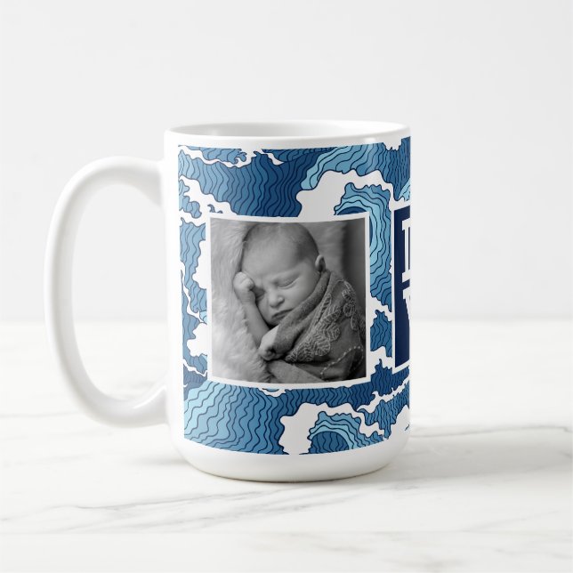 Abstrakt vinkar | KÄRLEK med foto Kaffemugg (Vänster)