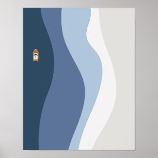 Abstrakt Vinkar murkonst Poster