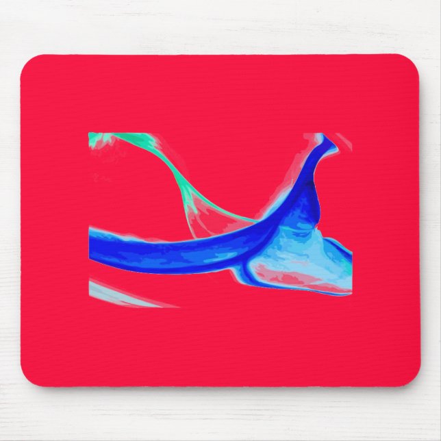 Abstrakt Vinkar musknapp Musmatta (Framsidan)