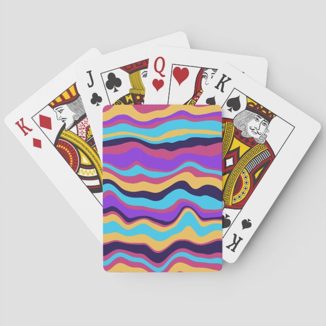 Abstrakt Vinkarare Casinokort (Baksidan)