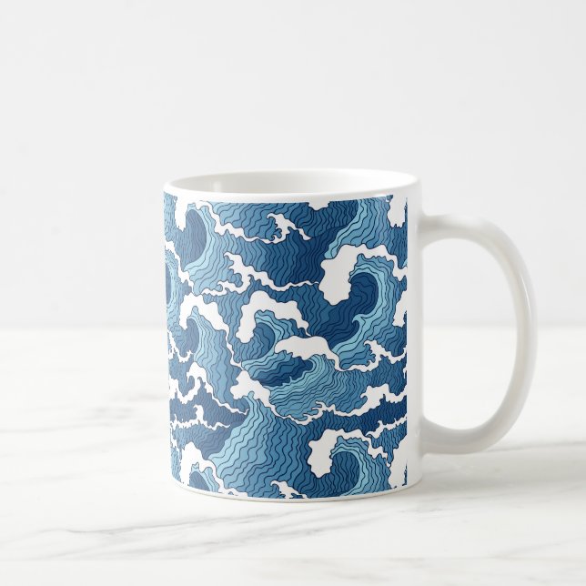 Abstrakt Vinkarare Kaffemugg (Höger)