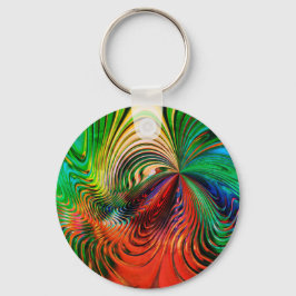 Abstrakt Vinkarare Nyckelring