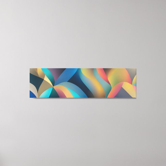 Abstrakt Vinkarare och Schweiz 29 Canvastryck (Framsida)