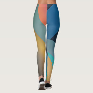 Abstrakt Vinkarare och Schweiz 29 Leggings