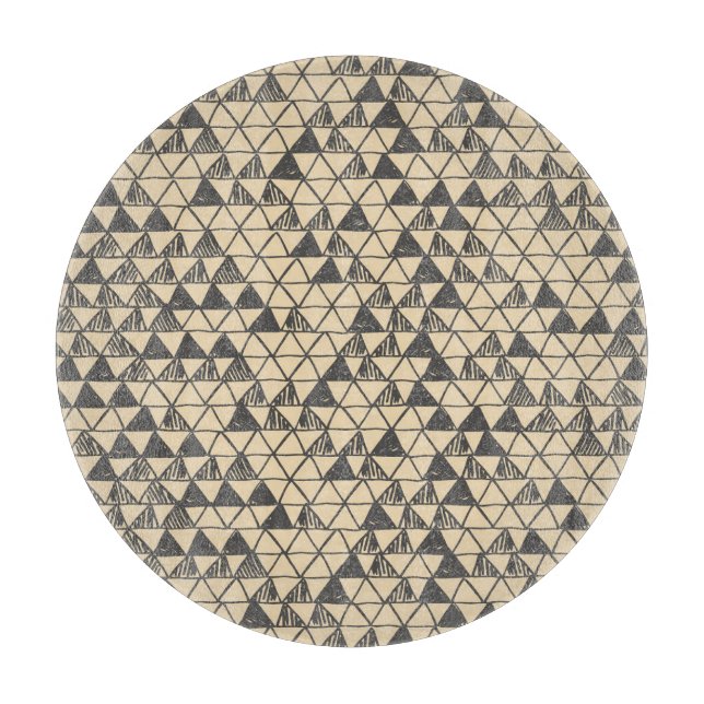 Abstrakt Vintage Triangle Mönster. (Framsidan)