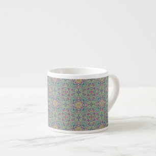 Abstrakt vintagebakgrund espressomugg
