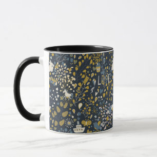 Abstrakt vintagemönster mugg