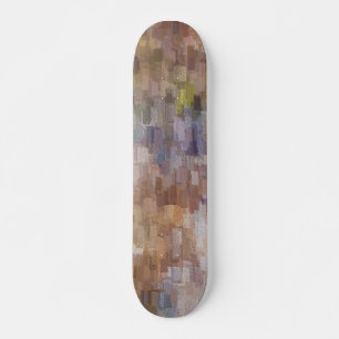 Abstrakt vinterhöst i tegel mini skateboard bräda 18,5 cm