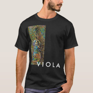 Abstrakt ViolakonstverkT-tröja Tee Shirt