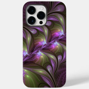 Abstrakt Violet Lila Khaki Fractal Art