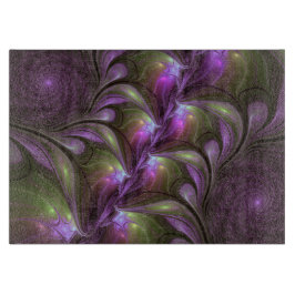 Abstrakt Violet Lila Khaki Fractal Art