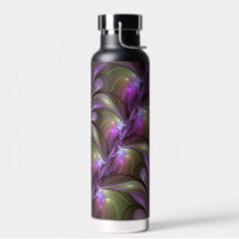 Abstrakt Violet Lila Khaki Fractal Art