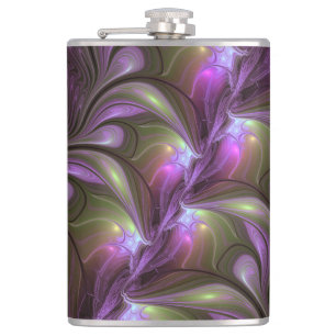 Abstrakt Violet Lila Khaki Fractal Art Fickplunta