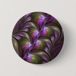 Abstrakt Violet Lila Khaki Fractal Art Knapp
