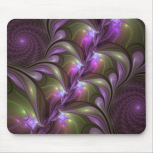 Abstrakt Violet Lila Khaki Fractal Art Musmatta