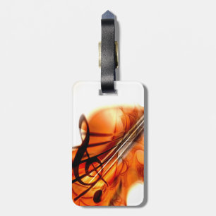 Abstrakt Violin Art Bagagebricka