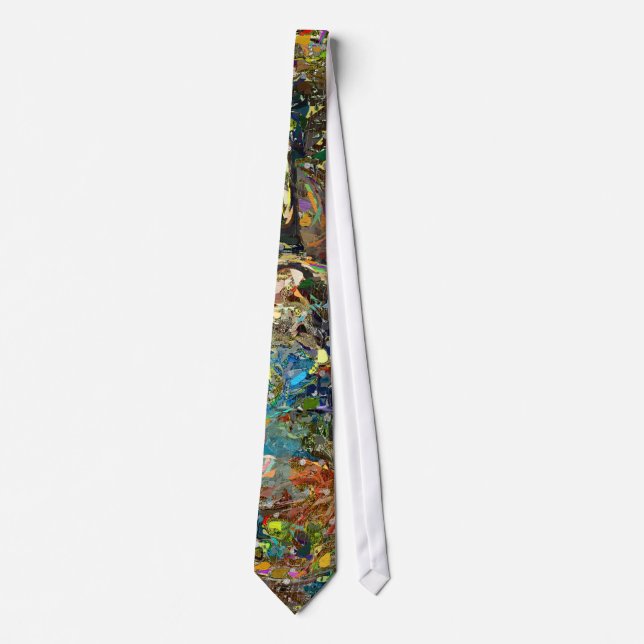 Abstrakt Violin eller Viola Artwork Tie Slips (Framsida)