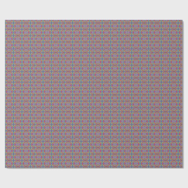 Abstrakt virvel av färger presentpapper (Platt)