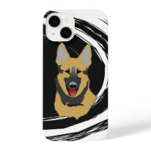 Abstrakt Virvel Tysk Schäferhund